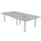 Skutchi Designs 45 in W, 96 in L, 29 in H, Engineered Wood Top, Grey H-REC-4893-PT-01-EL - alternate 1